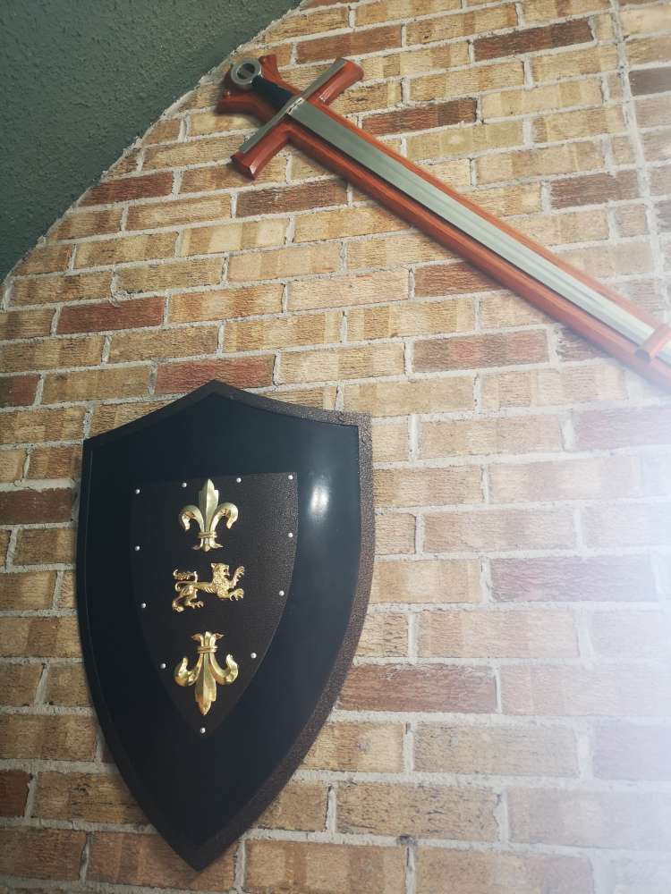 Sword and decorative shield