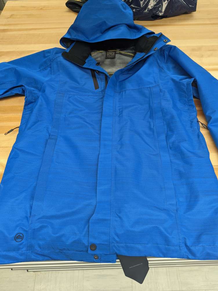 Manteau coupe-vent bleue (Large)